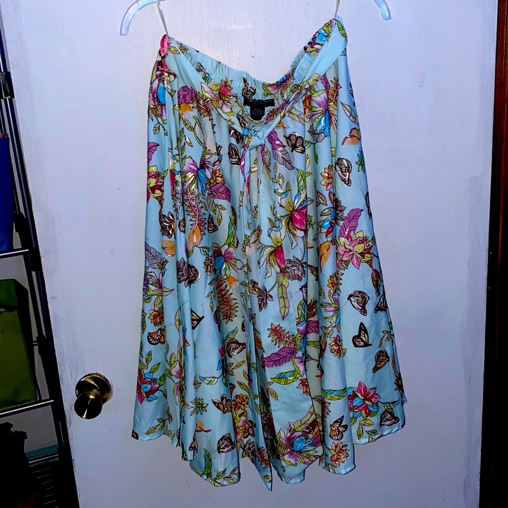 Midi Floral Skirt